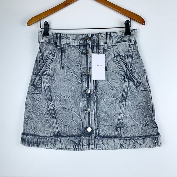 IRO LANAS DENIM SKIRT NEW - Picture 2 of 8